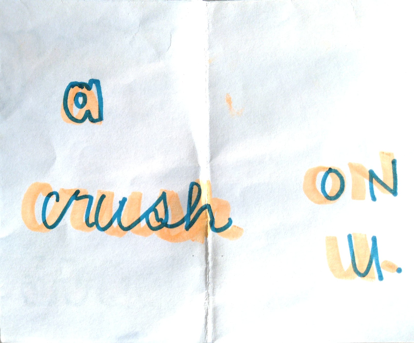 a crush on you.